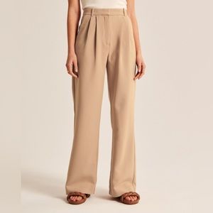 A&F Sloane Tailored Pants in Brown